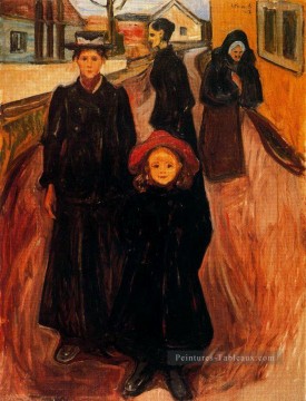 Tableaux abstraits célèbres œuvres - quatre âges dans la vie 1902 Edvard Munch Expressionism
